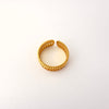 Anillo Textura Romana - Ajustable