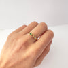💚 Anillo lazo esmeralda - Ajustable
