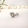 Anillo Girasol plateado- Ajustable