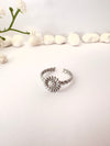 Anillo Girasol plateado- Ajustable