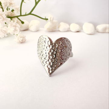 Anillo Amor plateado - Ajustable