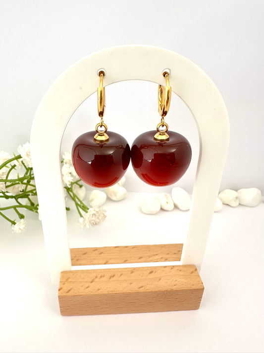 Pendientes Cereza trend - 4cm