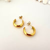 Argollas Clasic Oro - 2cm