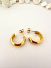 Argollas Clasic Oro - 2cm
