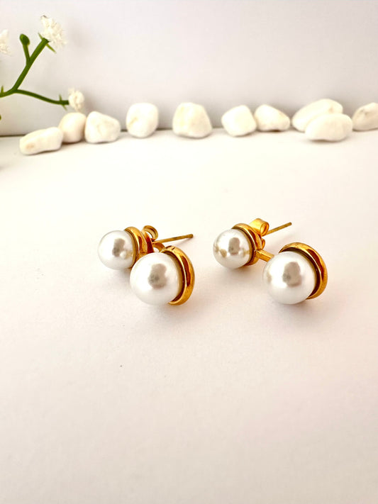Pendientes Perla Doble Elegancia