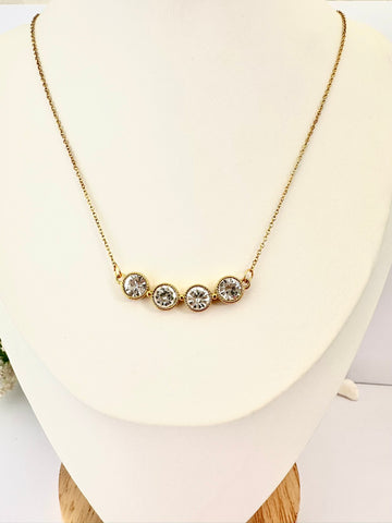 Collar de Brillos Oro