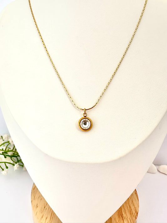 Collar Punto de Luz Oro