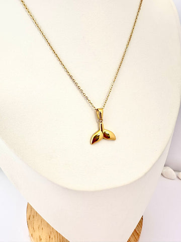 Collar Cola de Sirena Oro
