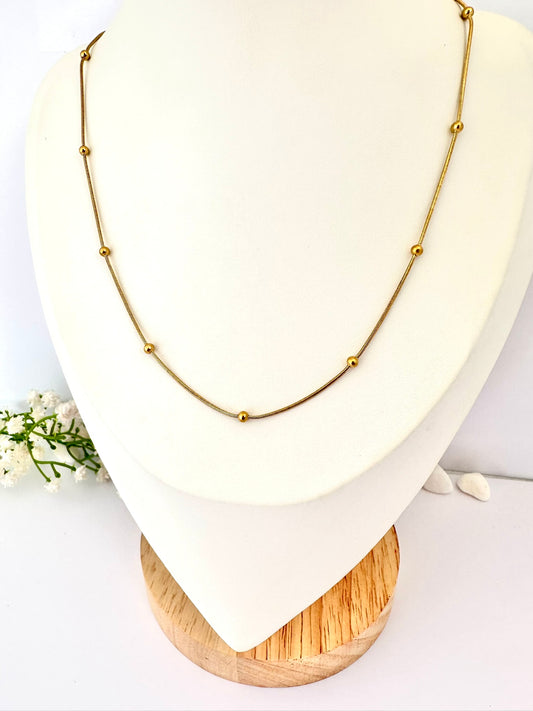 Cadena Esferas de Oro