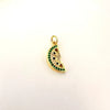 Dije Rodaja de Sandía – 1.6 cm. Baño de Oro - Glamora
