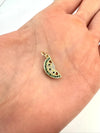 Dije Rodaja de Sandía – 1.6 cm. Baño de Oro - Glamora