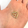 Dije Corazón Doble Enlazado - 2cm - Baño de Oro - Glamora