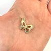 Dije Mariposa Brillante - 1,7cm - Baño de Oro - Glamora