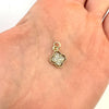 Dije Trébol de Destellos - 1,1cm - Baño de Oro - Glamora