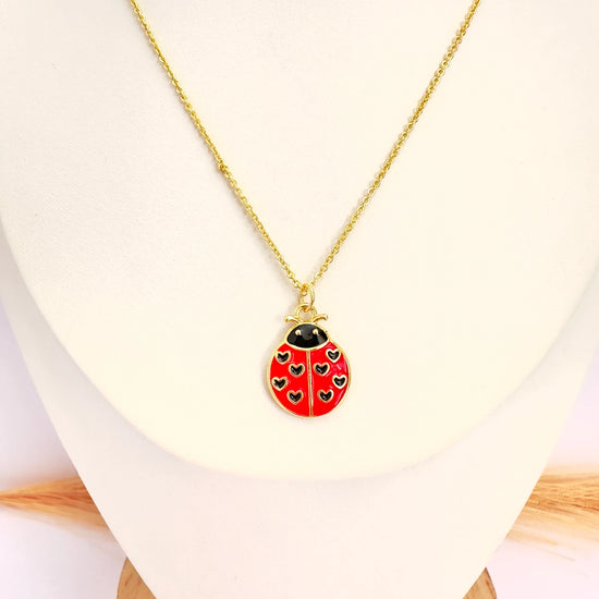 Collar Chinita Corazones – 50 cm - Baño de Oro - Glamora