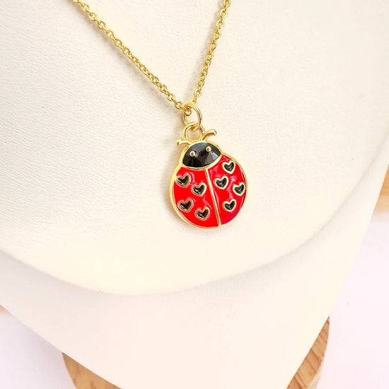 Collar Chinita Corazones – 50 cm - Baño de Oro - Glamora