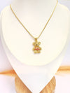 Collar Osito Dulce – 50 cm - Baño de Oro - Glamora