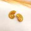 Aros Concha marina perlada - 2,7cm