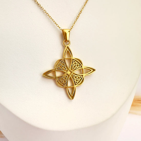 Collar Nudo de Brujas Oro - 50cm - Glamora