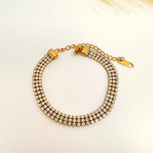 Pulsera Brillo Infinito de Oro - Glamora