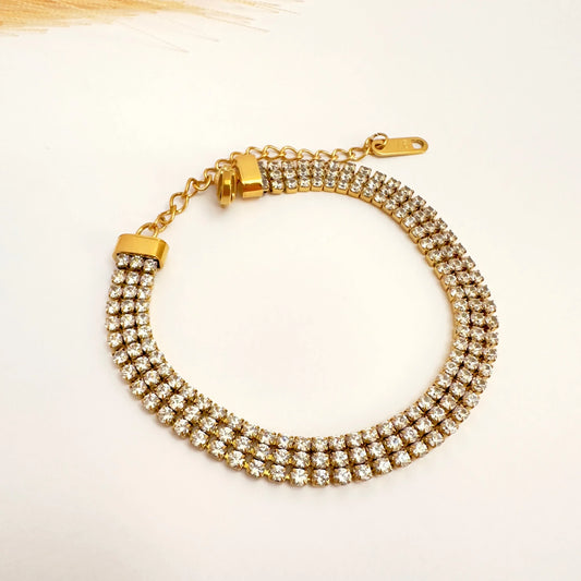 Pulsera Brillo Infinito de Oro - Glamora