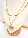 Collar minimalista de Oro Doble - 50cm - Enchape de Oro 18k