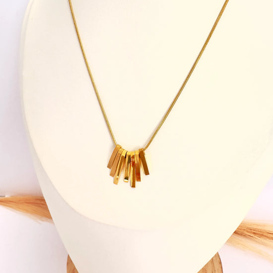 Collar minimalista elegante Oro - 45cm - Glamora