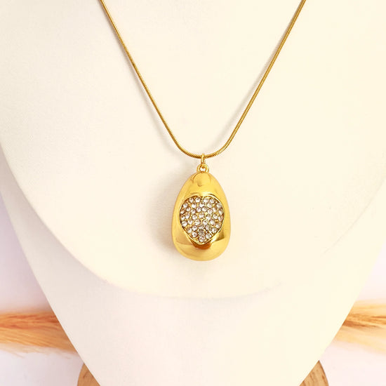 Collar Gota Corazón Luminoso - 45cm - Glamora