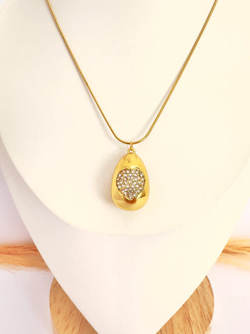 Collar Gota Corazón Luminoso - 45cm - Glamora