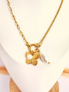 ✨ Collar cierre timón de Mariposa & Perla - Enchape Oro 18k - Glamora