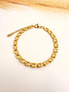 ✨ Pulsera Eslabones de Oro Ajustable 17+5cm - Glamora