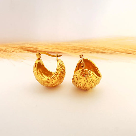 Aros bote Oro - Glamora