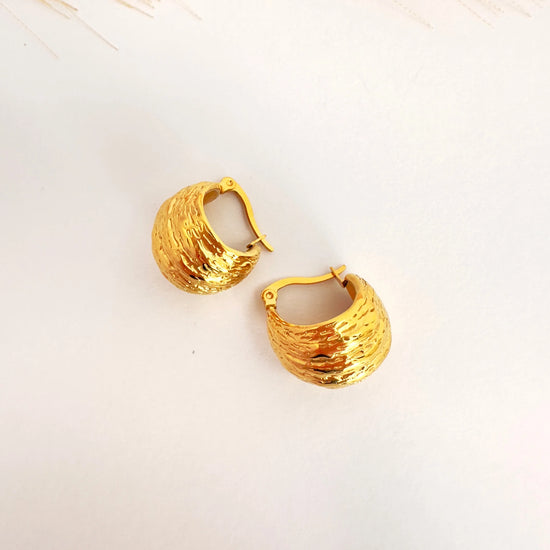 Aros bote Oro - Glamora