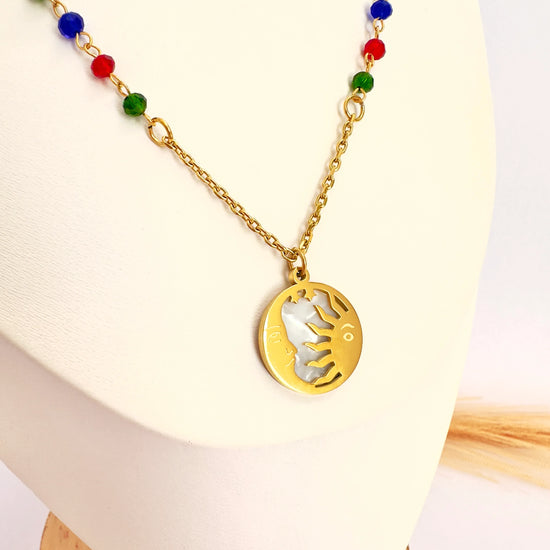 ✨ Collar Destello Solar Oro - Glamora