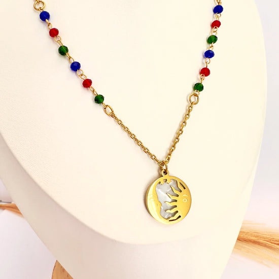 ✨ Collar Destello Solar Oro - Glamora