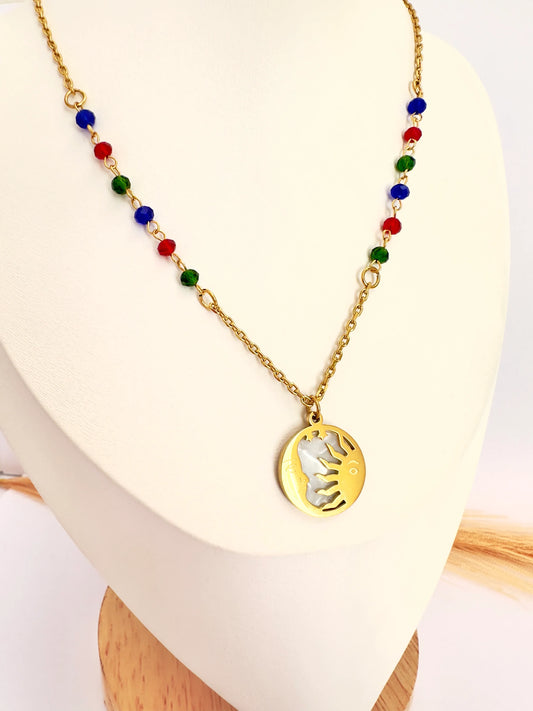 ✨ Collar Destello Solar Oro - Glamora