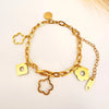 ✨ Pulsera Floral de Oro - Glamora