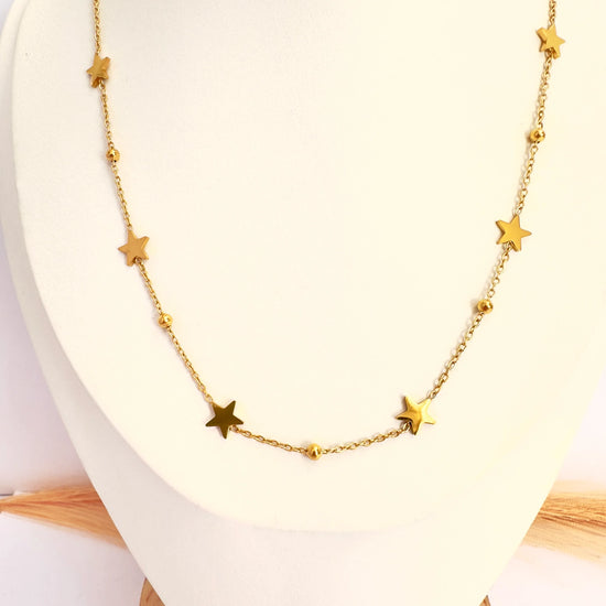 Cadena de estrellas Oro - Glamora