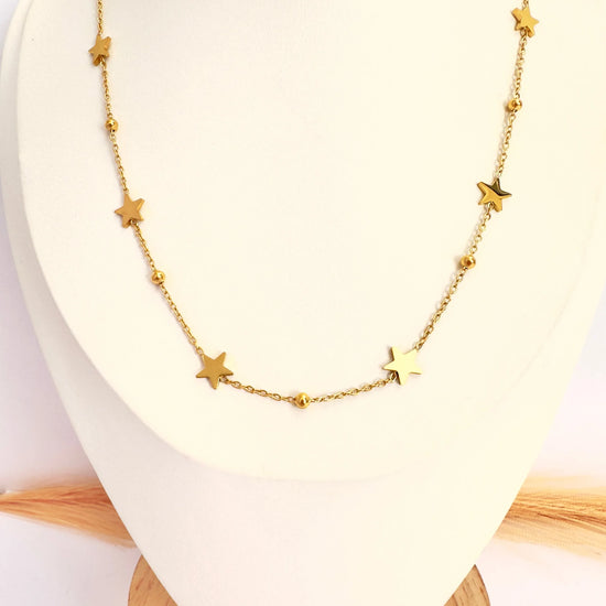 Cadena de estrellas Oro - Glamora