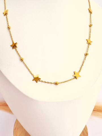 Cadena de estrellas Oro - Glamora
