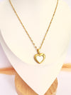 ✨ Collar Corazón Nácar de Oro - 50cm