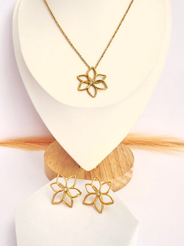 Conjunto Flor Alhelí de Oro