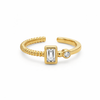 Anillo elegance - Enchape de Oro 18k - Ajustable