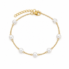 Pulsera Perlas Clásica - Enchape de Oro 18k