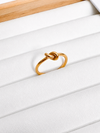 Anillo Nudo Eterno - Ajustable - Enchape de Oro 18k