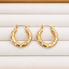 Argollas Perladas - Enchape de Oro 18k