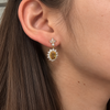 Aros Amarillo Imperial - Baño de Oro 18k