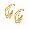 Aros triple - Enchape de Oro 18k