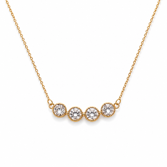 Collar elegance Oro - Enchape de Oro 18k