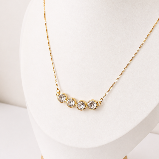 Collar elegance Oro - Enchape de Oro 18k